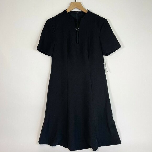 Nic + Zoe Black Leading Lady A-Line Key Hole Dress - Picture 10 of 12